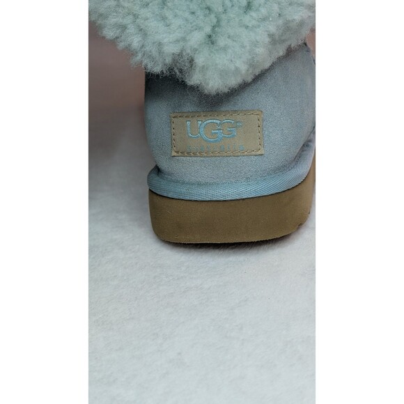 UGG RARE Teal Turquoise Bailey Button Boots Women’s US Size (8) #5803 - Picture 4 of 16